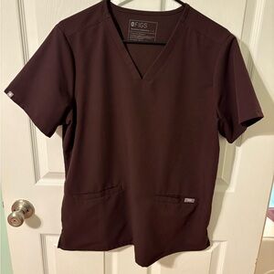 Figs Espresso Casma Top